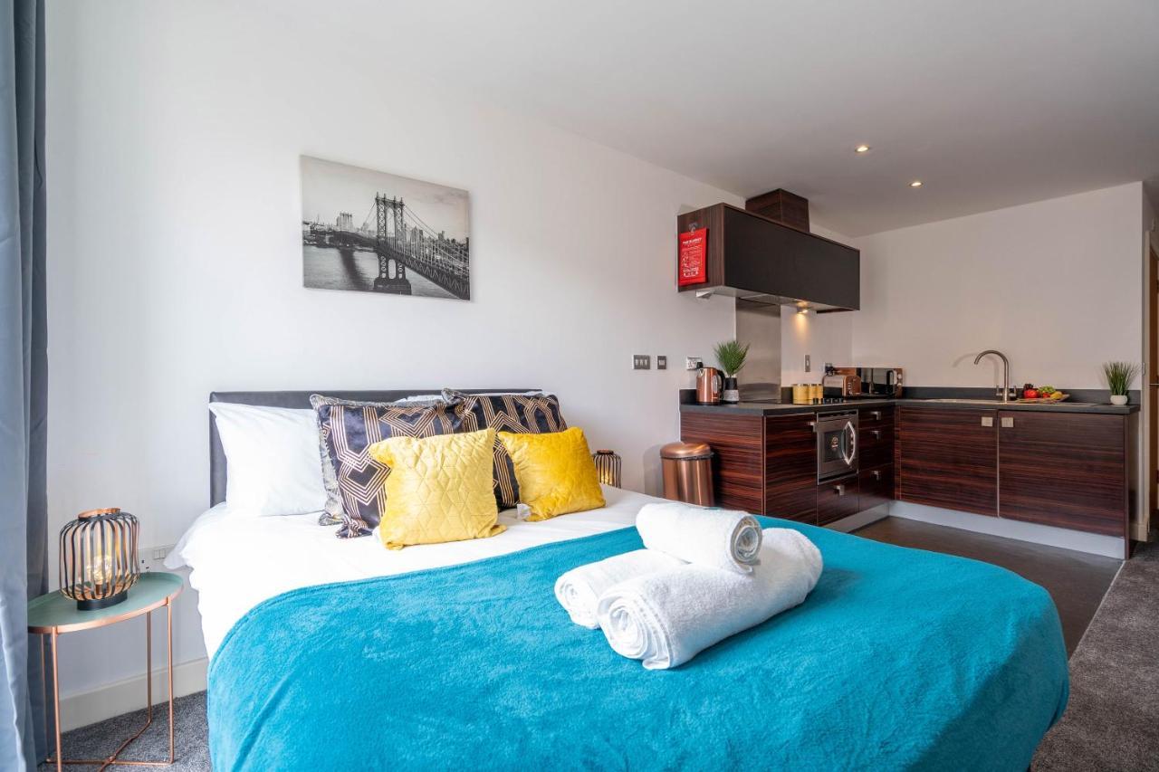 Studio Apartment - City Centre - Broad Street - Brindley Place - Wifi - Netflix - Smart Tv Бирмингем Экстерьер фото